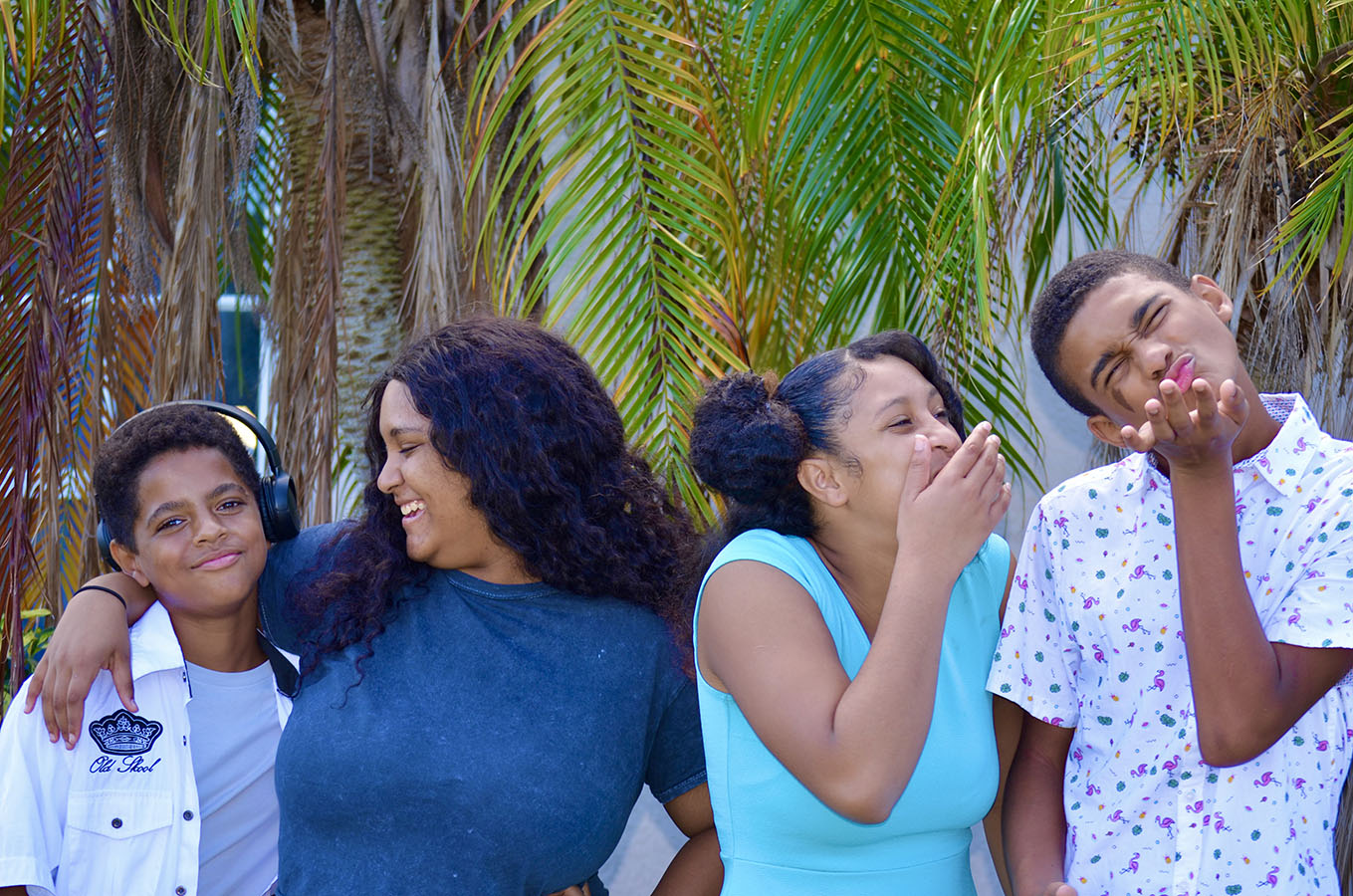 Four SIblings Wilfredo